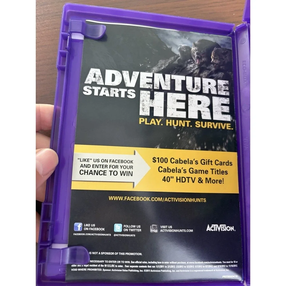 Cabelas Big Game Hunter Hunting Party‎ (Xbox 360, 2011) Kinect
